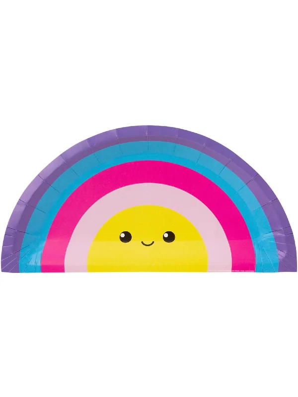 True and The Rainbow Kingdom Tableware Rainbow Party Plates