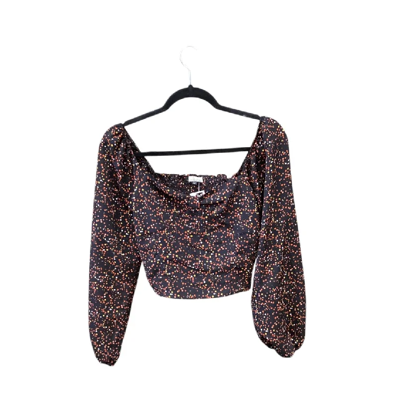 Top Long Sleeve By Clothes Mentor In Black, Size: M