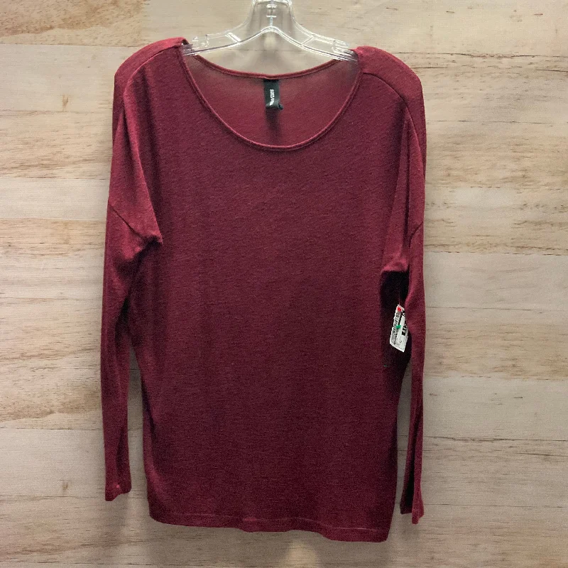 Top Long Sleeve By Agnes & Dora In Red, Size: Xs