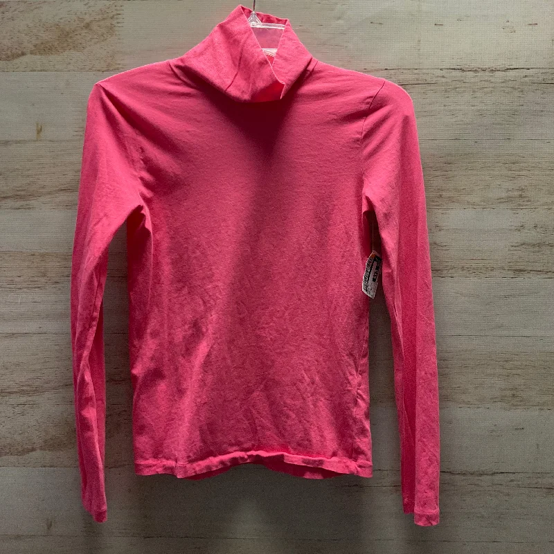 Top Long Sleeve By J. Crew In Pink, Size: Xs