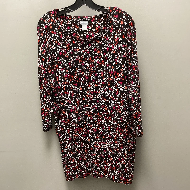 Top Long Sleeve By Chicos In Black, Size: L