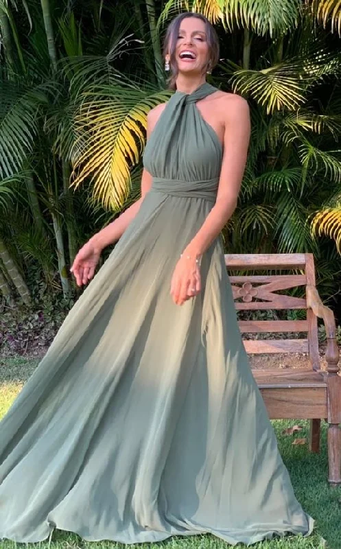 Tulle Bridesmaid Dress Green Formal Dress gh2755