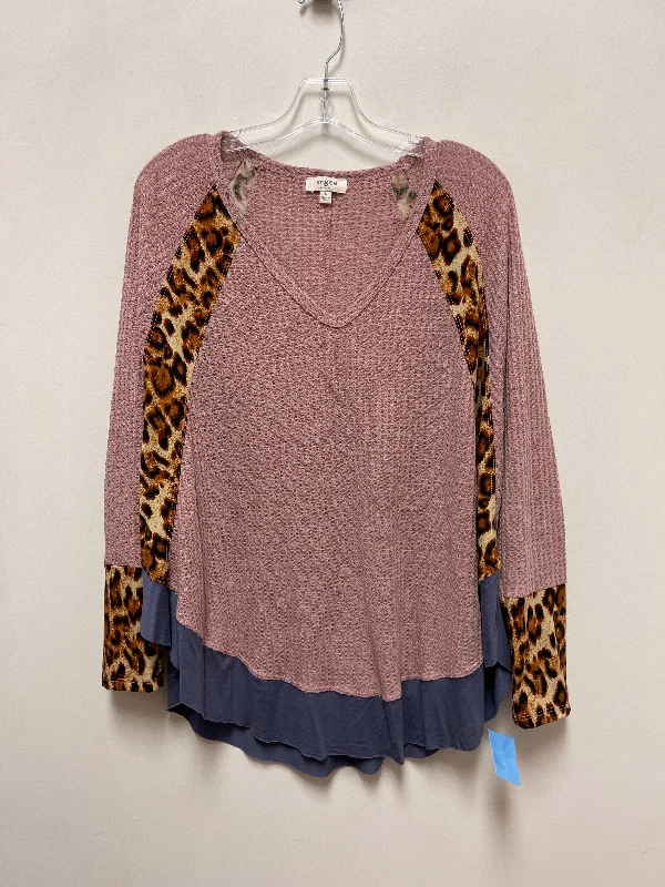 Top Long Sleeve By Umgee In Pink, Size: S