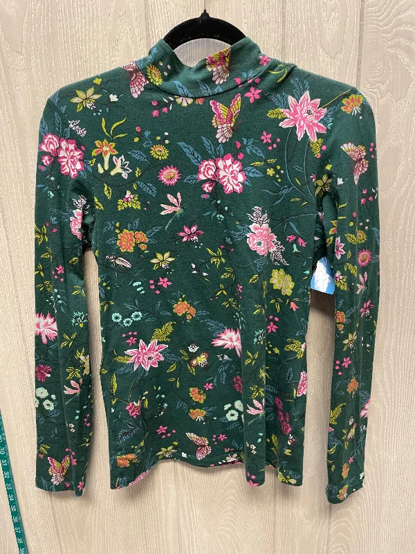 Top Long Sleeve Basic By Maeve In Floral Print, Size: S