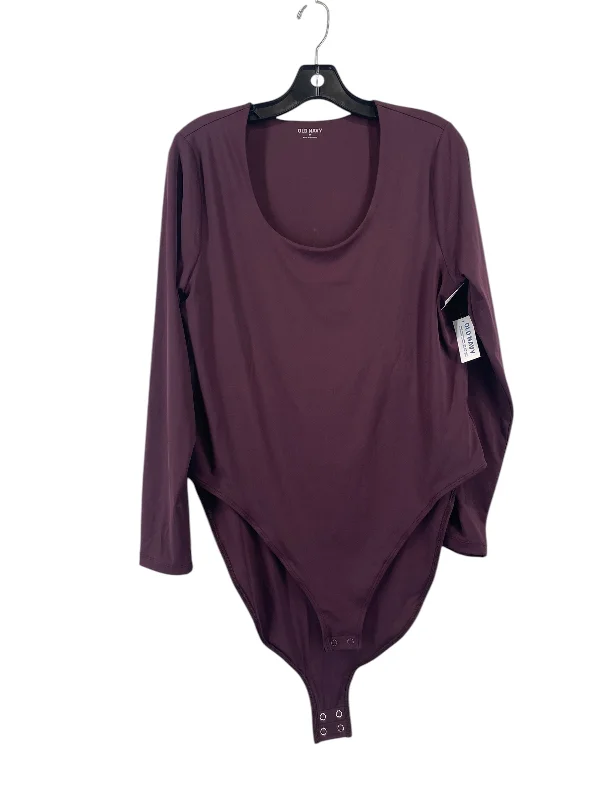 Bodysuit By Old Navy In Purple, Size: Xl