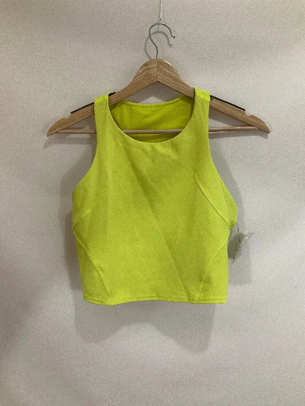 Athletic Bra By Lululemon In Yellow, Size: 8