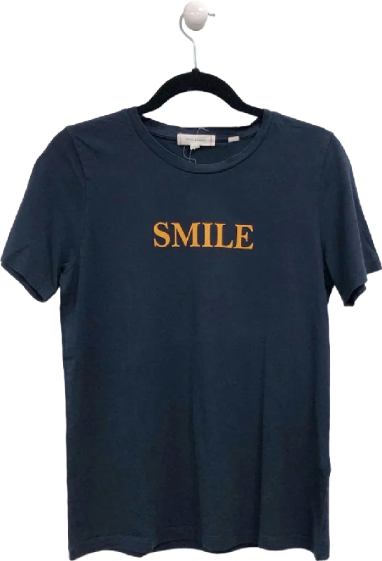 Chinti & Parker Navy Smile T-Shirt UK M