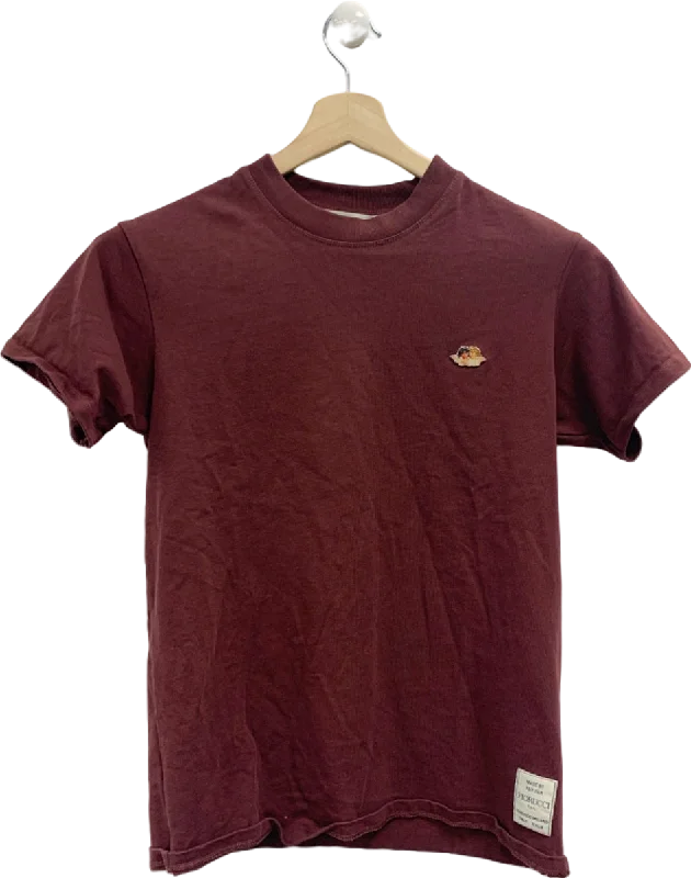 Fiorucci Burgundy Milano T-Shirt UK S