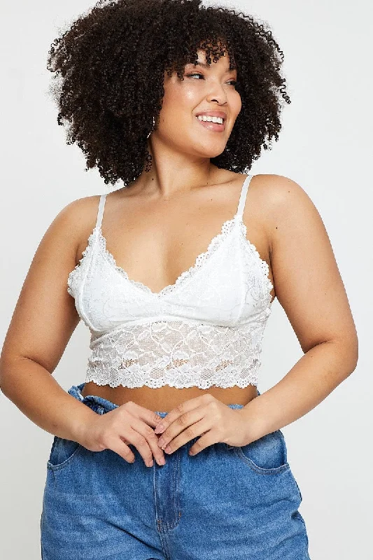 White Lace Bralette