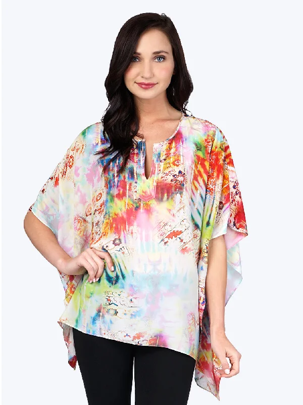 Wisteria Washable Silk Cerave Kaftan