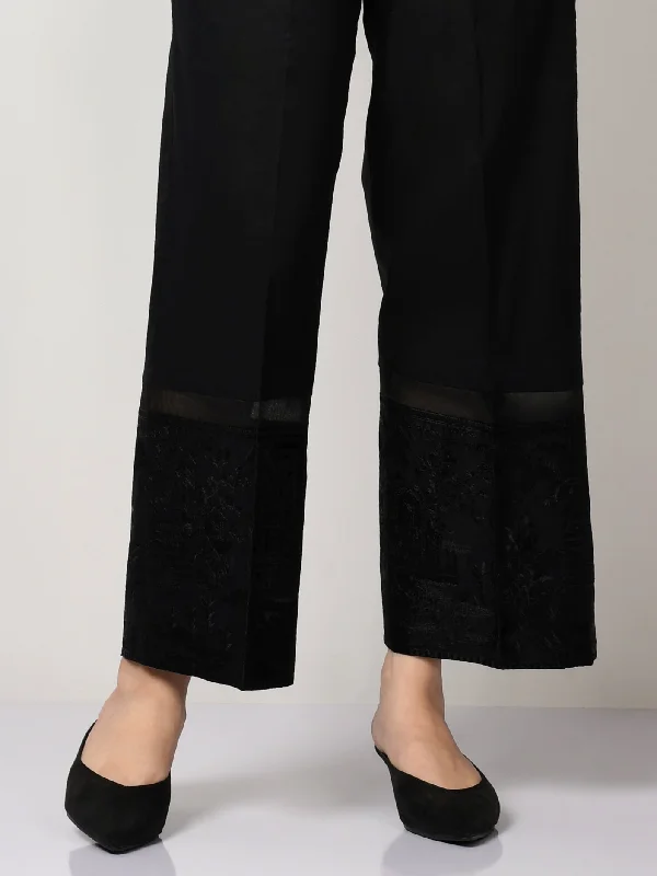 Embroidered Cambric Pants