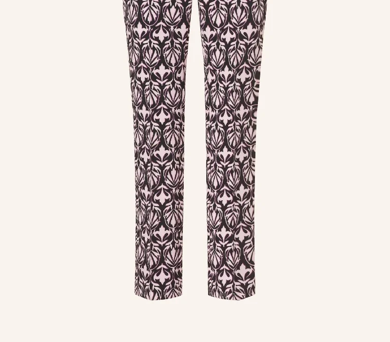 Patterned Trousers In 900