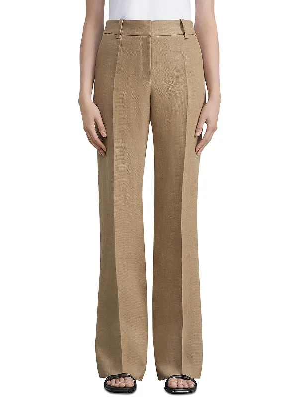 Womens High RIse Business Wide Leg Pants