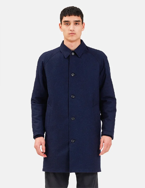 Norse Projects Svalbard Infinium Gore Tex Reversible Jacket - Dark Navy Blue