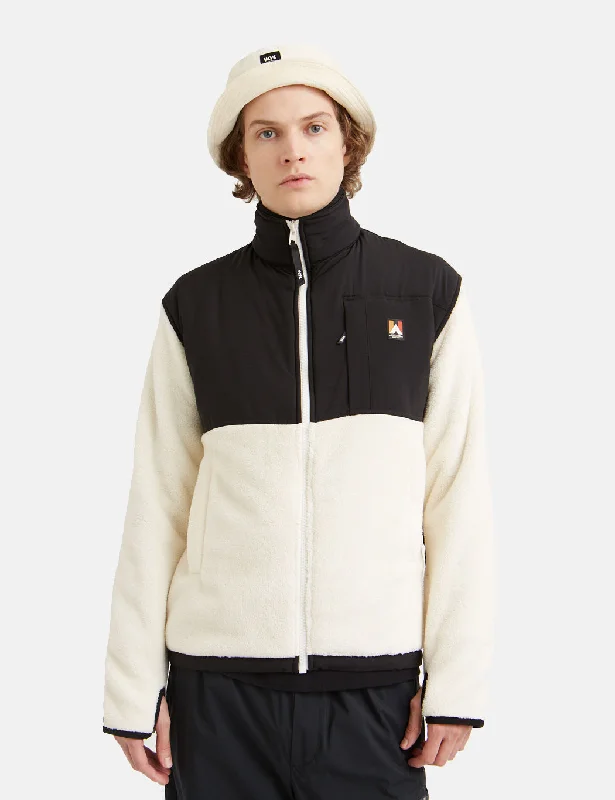 Wood Wood Hannes Fleece Jacket - Off White