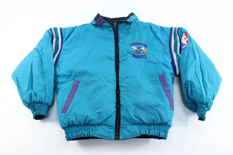 Youth Pro Player Charlotte Hornets Reversible Zip Up Jacket