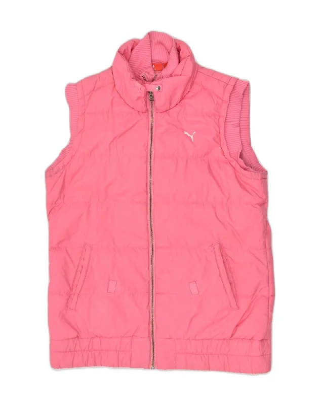 PUMA Womens Padded Gilet UK 18 XL Pink