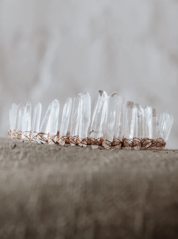 Starling Gold Quartz Tiara