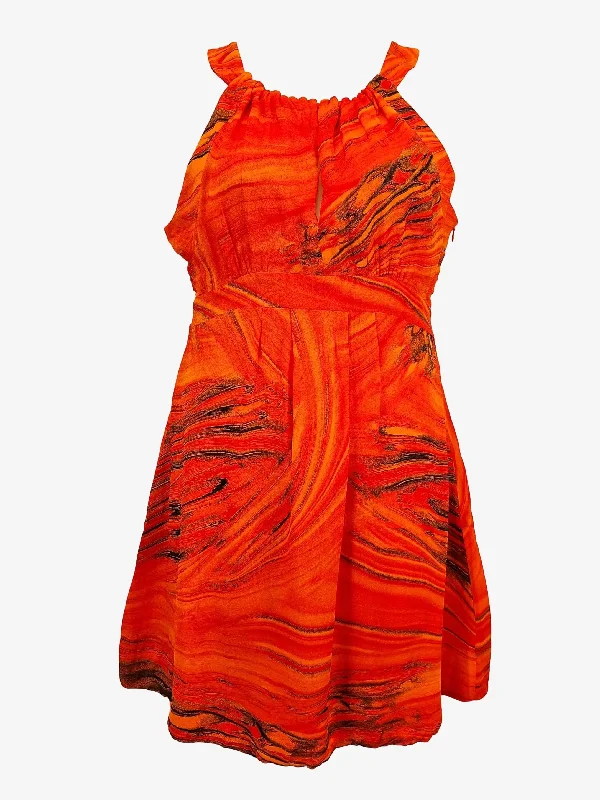 Cue Sunset Holiday Midi Dress Size 12