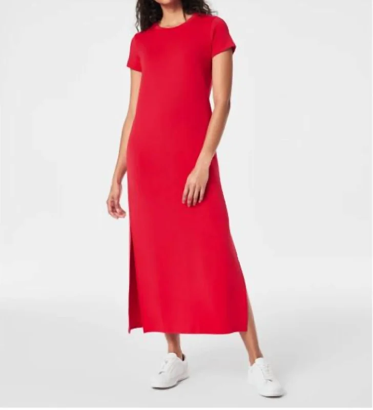 Airessentials Maxi Dress In Spanx Red