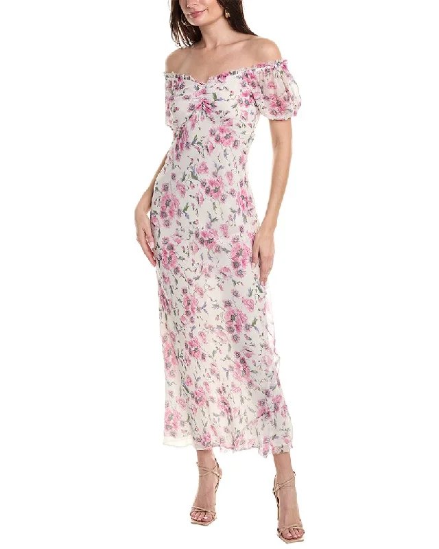 LoveShackFancy Madara Silk Maxi Dress