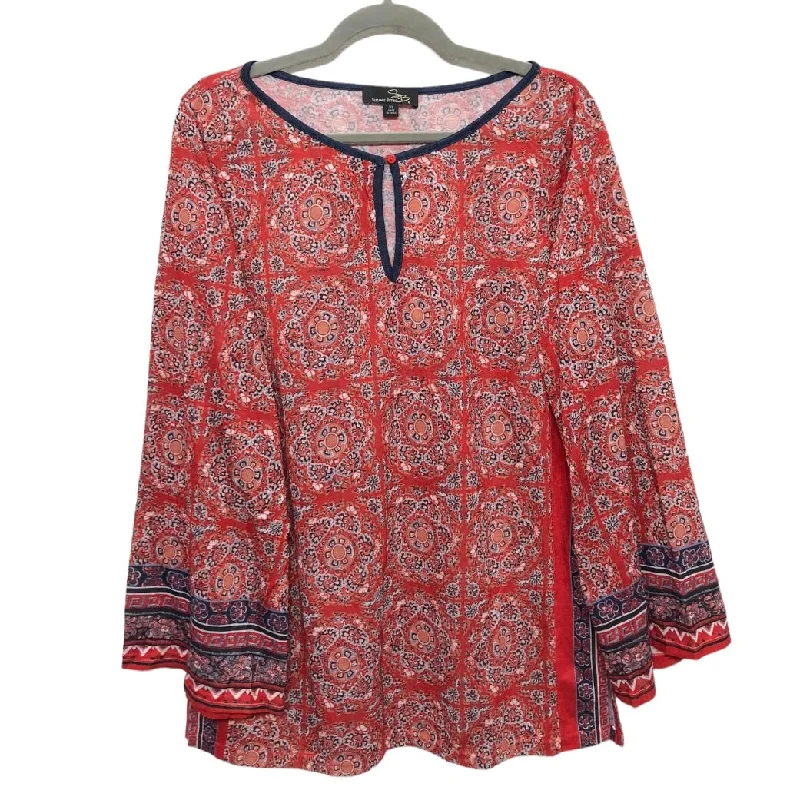 Blouse Long Sleeve By Suzanne Betro  Size: Xl