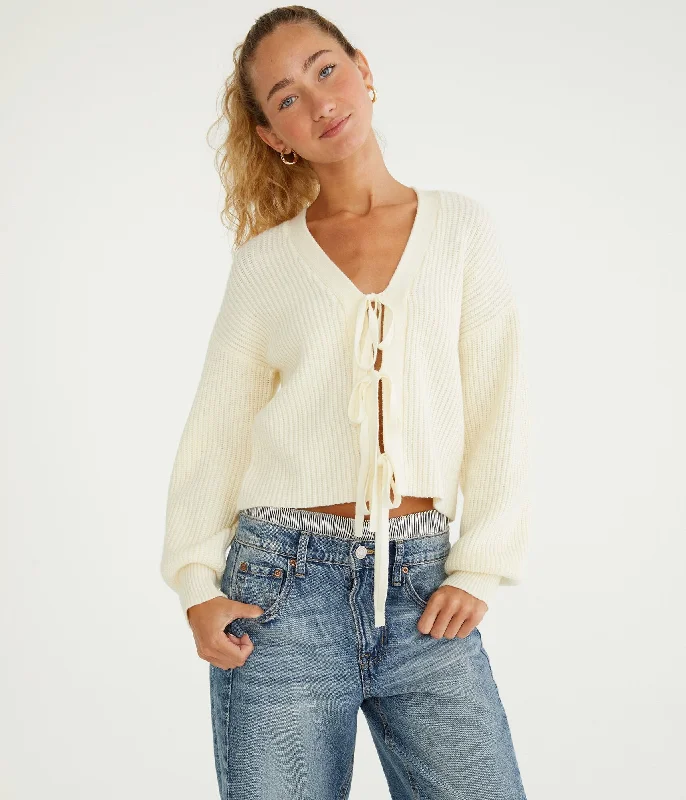 Aeropostale Multi-Way Tie Cardigan