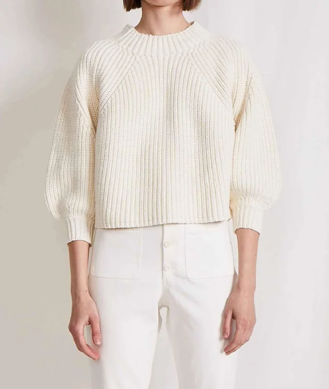 Eco Nueva Merel Sweater In Cream