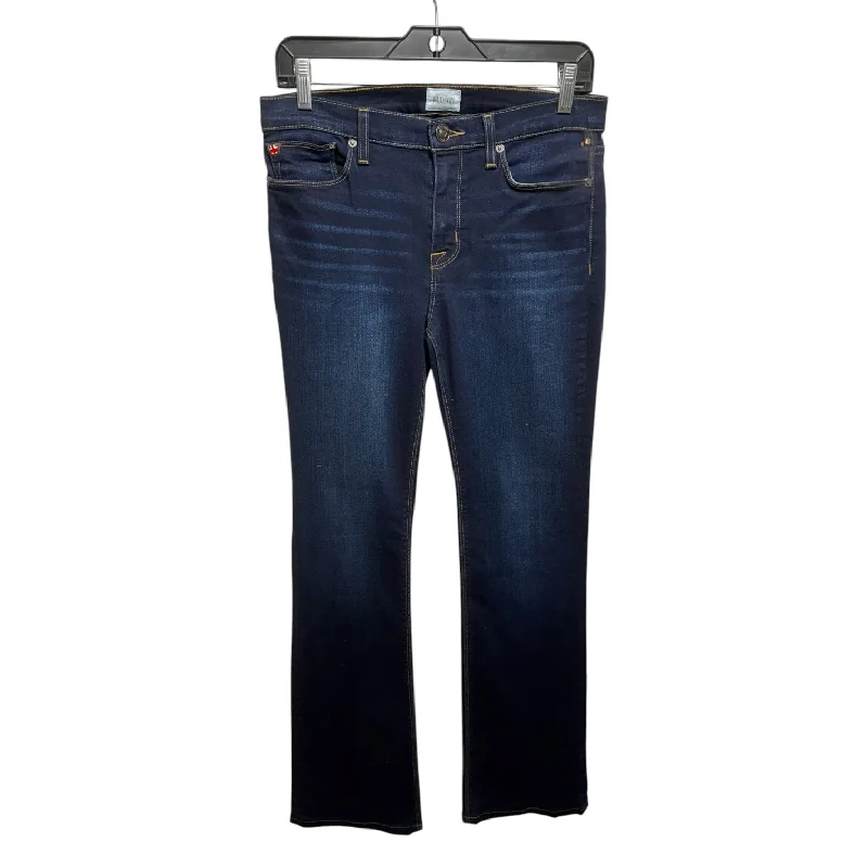 Jeans Boot Cut By Hudson In Blue Denim, Size: 8