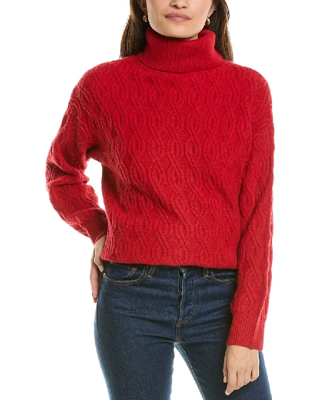 Jones New York Twisted Cable Turtleneck Sweater