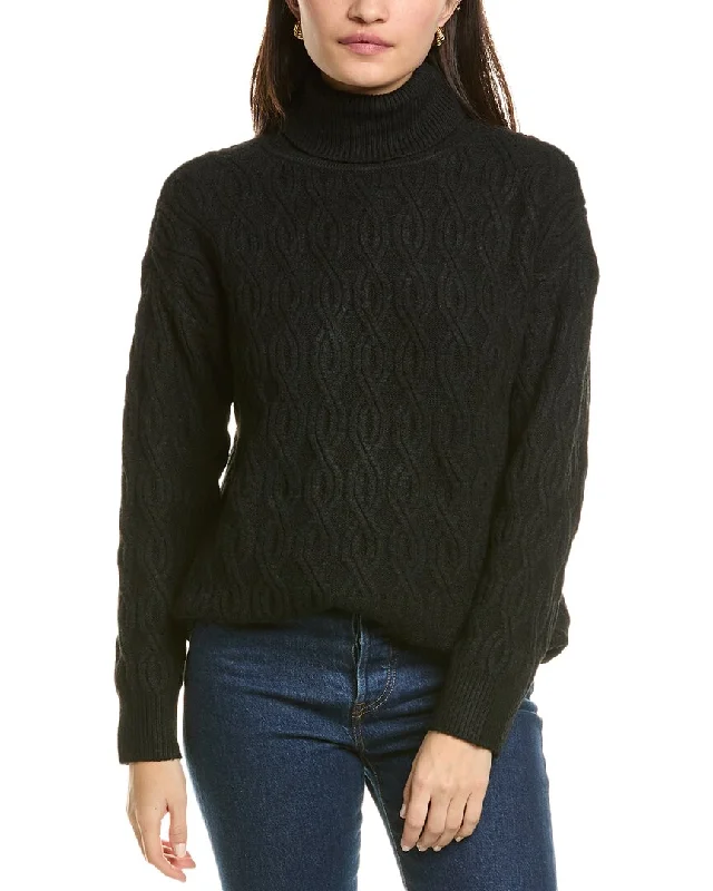 Jones New York Twisted Cable Turtleneck Sweater