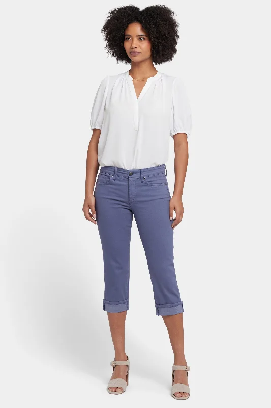 Marilyn Straight Crop Jeans - Cascade Lake