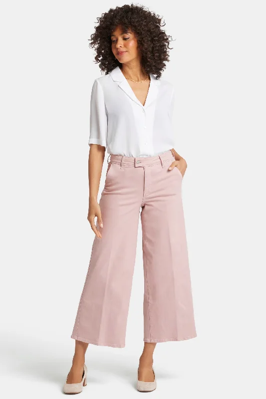 Mona Wide Leg Trouser Ankle Jeans - Bell Meadow