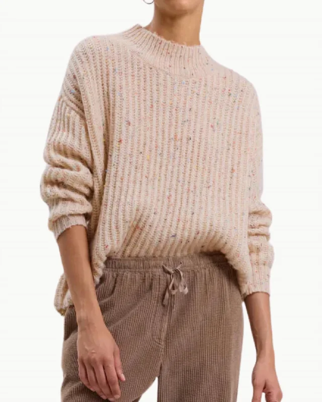 Myu Knit Pullover Sweater In Milk