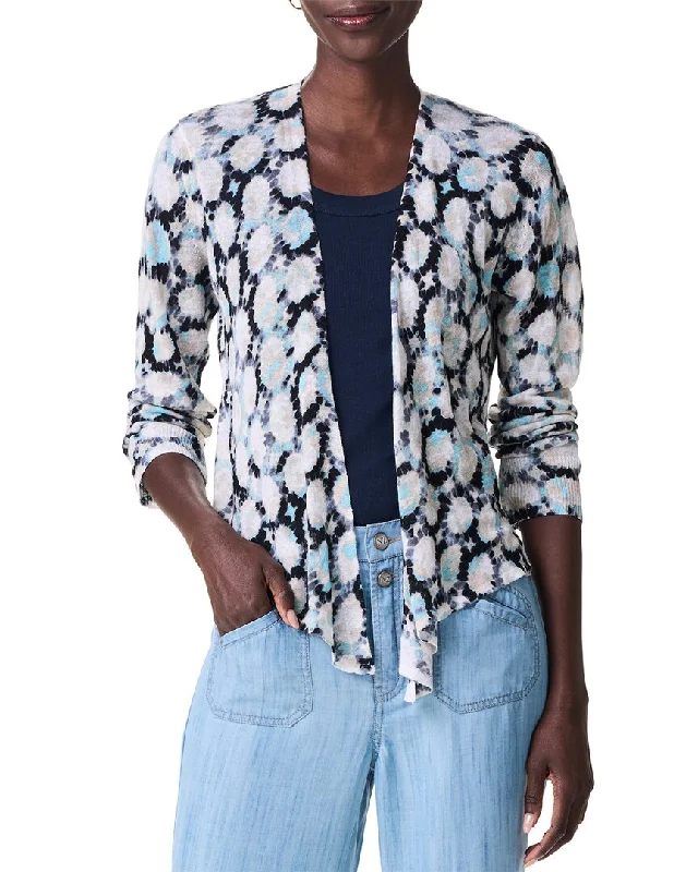 NIC+ZOE Petite Sand Dollar 4-Way Linen-Blend Cardigan