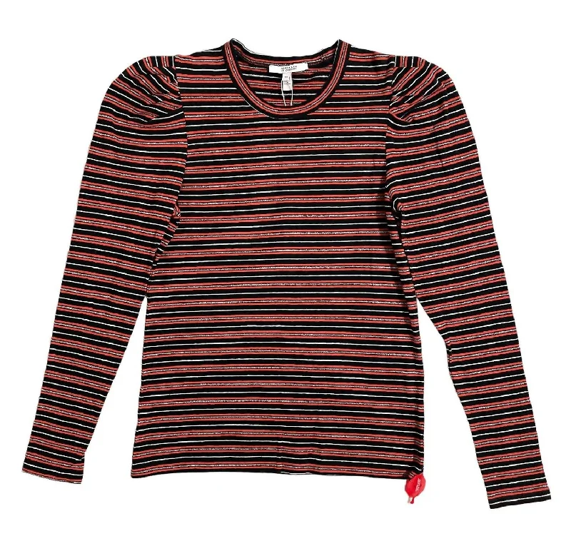 Women's Striped Knit Sweater In Multicolor